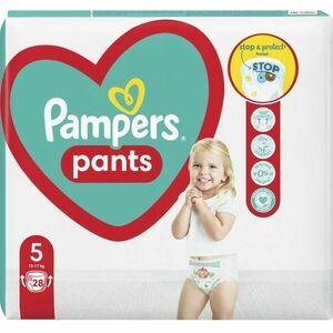 Pampers Pants Size 5 jednorázové plenkové kalhotky 12-17 kg 28 ks obraz