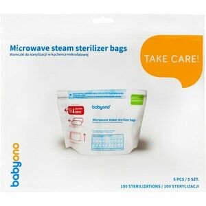 BabyOno Take Care Microwave Steam Sterilizer Bags sterilizační sáčky do mikrovlnné trouby 5 ks obraz