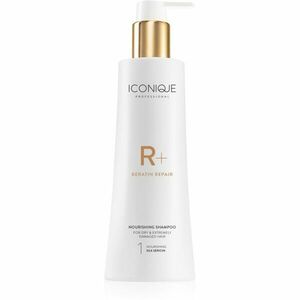ICONIQUE Professional R+ Keratin repair Nourishing shampoo obnovující šampon s keratinem pro suché a poškozené vlasy 250 ml obraz