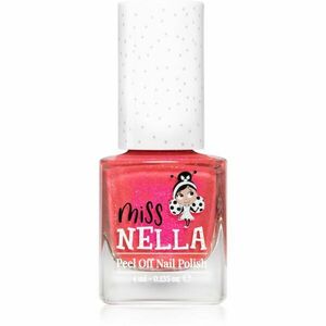 Miss Nella Peel Off Nail Polish lak na nehty pro děti MN10 Tickle Me Pink 4 ml obraz