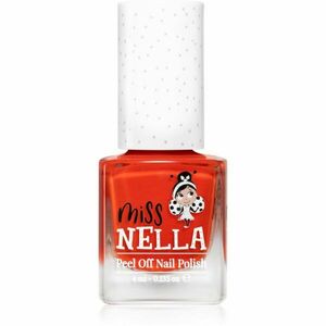 Miss Nella Peel Off Nail Polish lak na nehty pro děti MN07 Strawberry'n'Cream 4 ml obraz