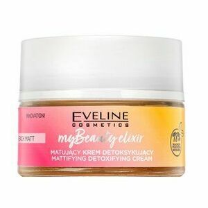 Eveline My Beauty Elixir Mattifying and Detoxifying Face Cream Peach Matt detoxikační krém pro mastnou pleť 50 ml obraz