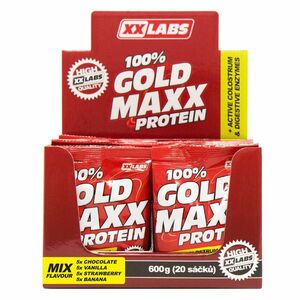 Xxlabs 100% gold maxx protein mix příchutí sáčky 20x30 g obraz