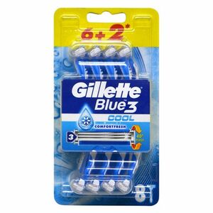 GILLETTE Blue3 Cool Jednorázový holící strojek holítka 8 ks obraz