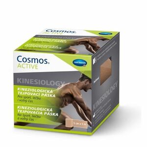 COSMOS ACTIVE kineziologická tejpovací páska 5cmx5m béžová obraz