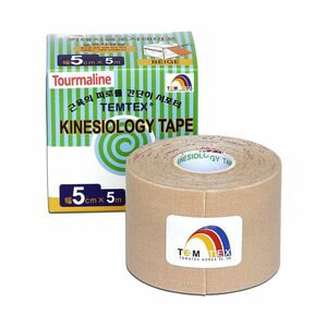 TEMTEX Kinesio tape Tourmaline 5 cm x 5 m tejpovací páska béžová obraz