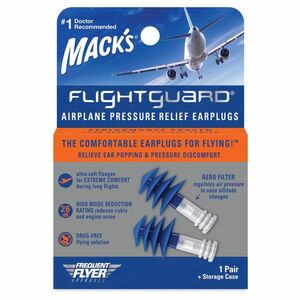 MACKS Flightguard špunty do uší 1 pár obraz