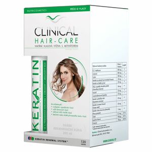 CLINICAL Hair-Care 120 tobolek + keratin 100 ml 4 MĚSÍČNÍ kúra obraz