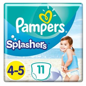 PAMPERS Splashers kalhotkové plenky do vody vel.4-5 9-15 kg 11 ks obraz