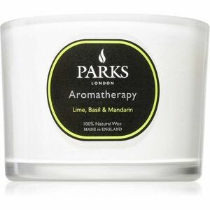 Parks London Aromatherapy Lime, Basil & Mandarin vonná svíčka 350 g obraz