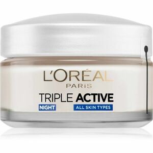 L’Oréal Paris Triple Active Night noční hydratační krém pro všechny typy pleti 50 ml obraz