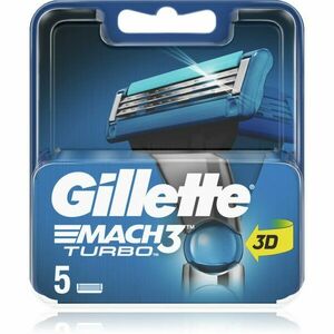 Gillette Mach3 Turbo náhradní hlavice 5 ks obraz