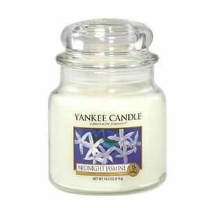 Yankee Candle Aromatická svíčka střední Midnight Jasmine 411 g obraz