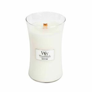 WoodWick Vonná svíčka váza White Teak 609, 5 g obraz