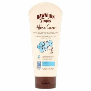 Hawaiian Tropic Opalovací mléko zmatňující SPF 15 Aloha Care (Protective Sun Lotion Mattifies Skin) 180 ml obraz