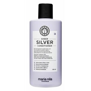 Maria Nila Hydratační kondicionér neutralizující žluté tóny vlasů Sheer Silver (Conditioner) 300 ml obraz
