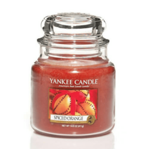 Yankee Candle Aromatická svíčka Classic střední Spiced Orange 411 g obraz