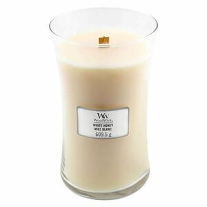 WoodWick Vonná svíčka váza White Honey 609, 5 g obraz