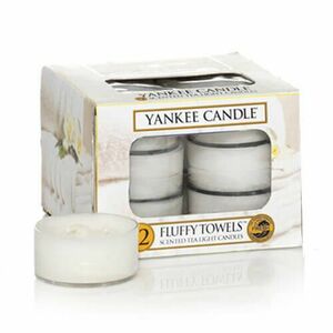Yankee Candle Aromatické čajové svíčky Fluffy Towels 12 x 9, 8 g obraz