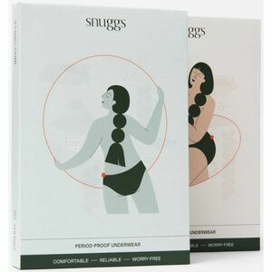 Snuggs Period Underwear Classic: Medium Flow menstruační kalhotky pro střední menstruaci velikost L 1 ks obraz