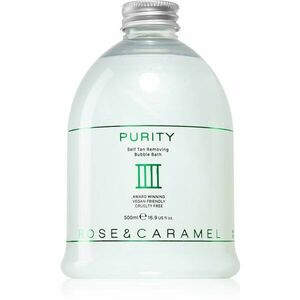 Rose & Caramel Purity pěna do koupele na odstranění samoopalovacích přípravků 500 ml obraz