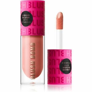 Makeup Revolution Blush Bomb krémová tvářenka odstín Peach Filter 4, 6 ml obraz