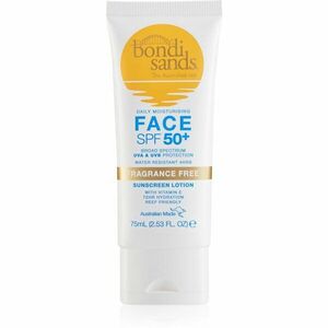 Bondi Sands SPF 50+ Face Fragrance Free opalovací krém na obličej bez parfemace SPF 50+ 75 ml obraz