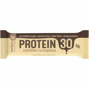 Bombus Protein 30 % proteinová tyčinka příchuť Vanilla & Crispies 50 g obraz