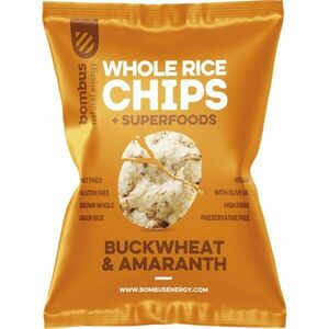Bombus Whole Rice Chips rýžové chipsy Buckwheat & Amaranth 60 g obraz