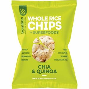 Bombus Whole Rice Chips rýžové chipsy Chia & Quinoa 60 g obraz