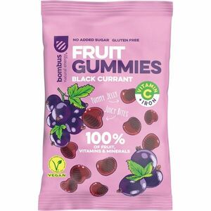 Bombus Fruit Gummies ovocné bonbóny příchuť Black Currant 35 g obraz