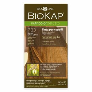 BIOKAP Barva na vlasy 7.33 Blond zlatá pšenice 140 ml obraz