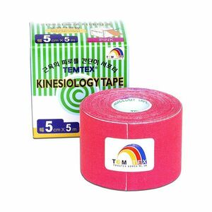 TEMTEX Kinesio tape 5 cm x 5 m tejpovací páska růžová obraz