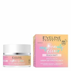 Eveline Cosmetics EVELINE my Beauty Elixir Peach Matt zmatňujúci detoxikačný krém 50ml obraz