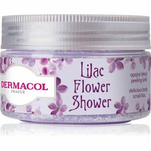 Dermacol Flower Care Lilac cukrový tělový peeling 200 g obraz