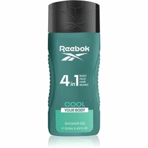 Reebok Cool Your Body osvěžující sprchový gel 4 v 1 pro muže 250 ml obraz