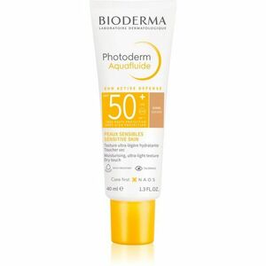 Bioderma Photoderm Aquafluid ochranný tónovaný fluid na obličej SPF 50+ odstín Golden 40 ml obraz