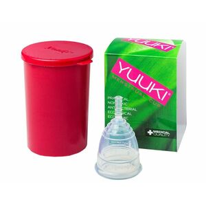 YUUKI Menstruační kalíšek Classic Small set 1 ks + dezinfekční krabička obraz