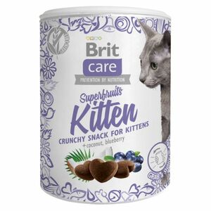BRIT Care Snack Superfruits Kitten s kuřetem, kokosem a borůvkou pro koťata 100 g obraz