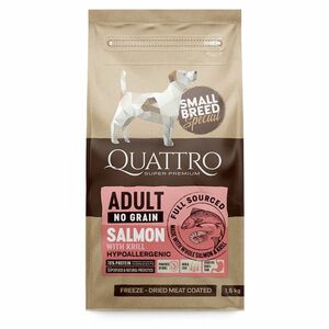 QUATTRO Dry SB Adult Losos & Krill granule pro psy 1 ks, Hmotnost balení: 1, 5 kg obraz