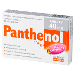 DR. MÜLLER Panthenol tablety 40 mg 24 tablet obraz
