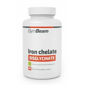 Iron Chelate Bisglycinate - GymBeam 90 kaps. obraz
