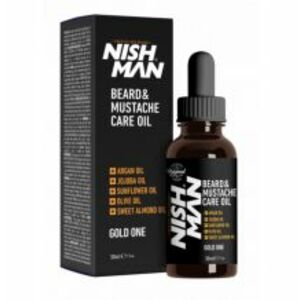 Nishman Beard & Mustache Care Oil Gold One olej na vousy 30 ml obraz