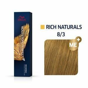 Wella Professionals Koleston Perfect Me+ Rich Naturals profesionální permanentní barva na vlasy 8/3 60 ml obraz