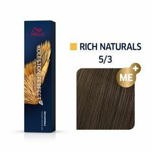 Wella Professionals Koleston Perfect Me+ Rich Naturals profesionální permanentní barva na vlasy 5/3 60 ml obraz