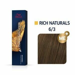 Wella Professionals Koleston Perfect Me+ Rich Naturals profesionální permanentní barva na vlasy 6/3 60 ml obraz