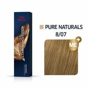 Wella Professionals Koleston Perfect Me+ Pure Naturals profesionální permanentní barva na vlasy 8/07 60 ml obraz