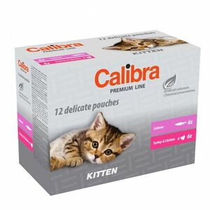 CALIBRA Premium Line Kitten multipack kapsičky pro koťata 12 x 100 g obraz