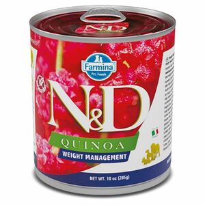 N&D Quinoa Weight Management Lamb & Brocolli pro psy 285 g obraz