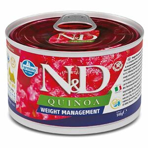 N&D Quinoa Weight Management Lamb & Brocolli pro malá plemena psů 140 g obraz
